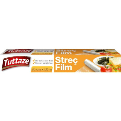 Tuttaze Streç Film 30 cm x 50 m