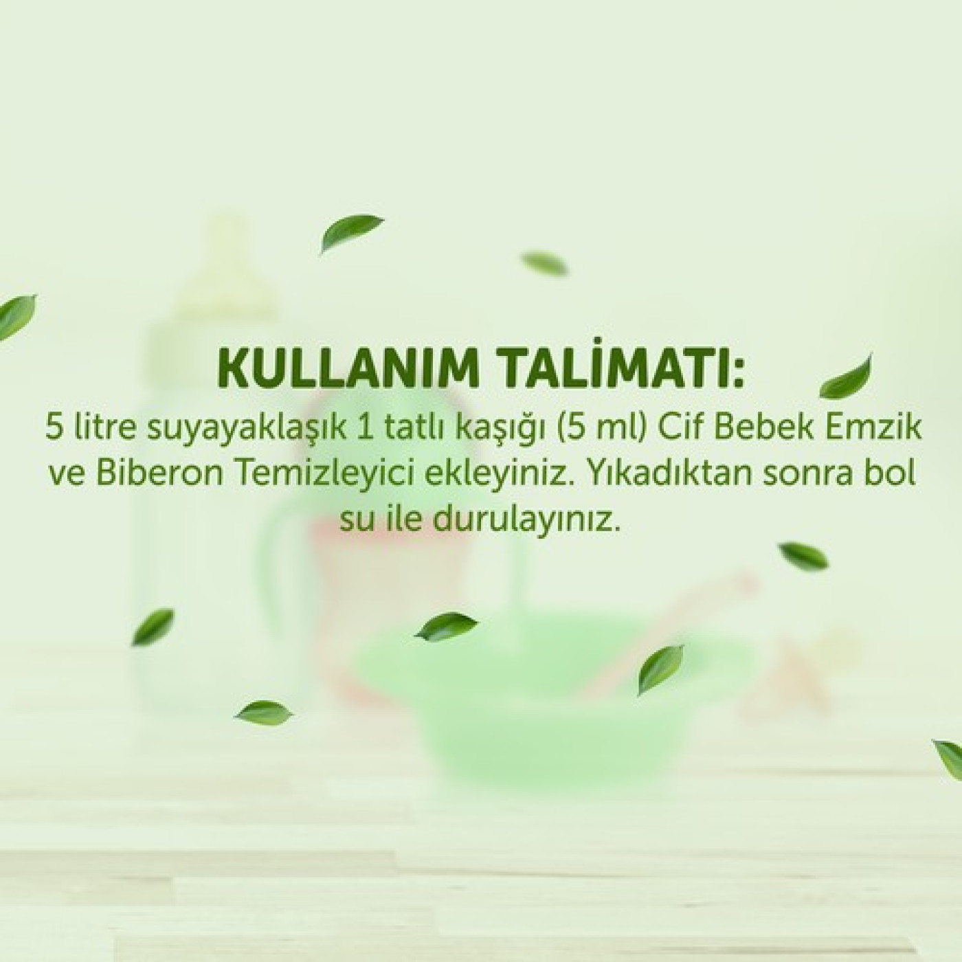 Cif Bebek Emzik ve Biberon Temizleyici 400 ml