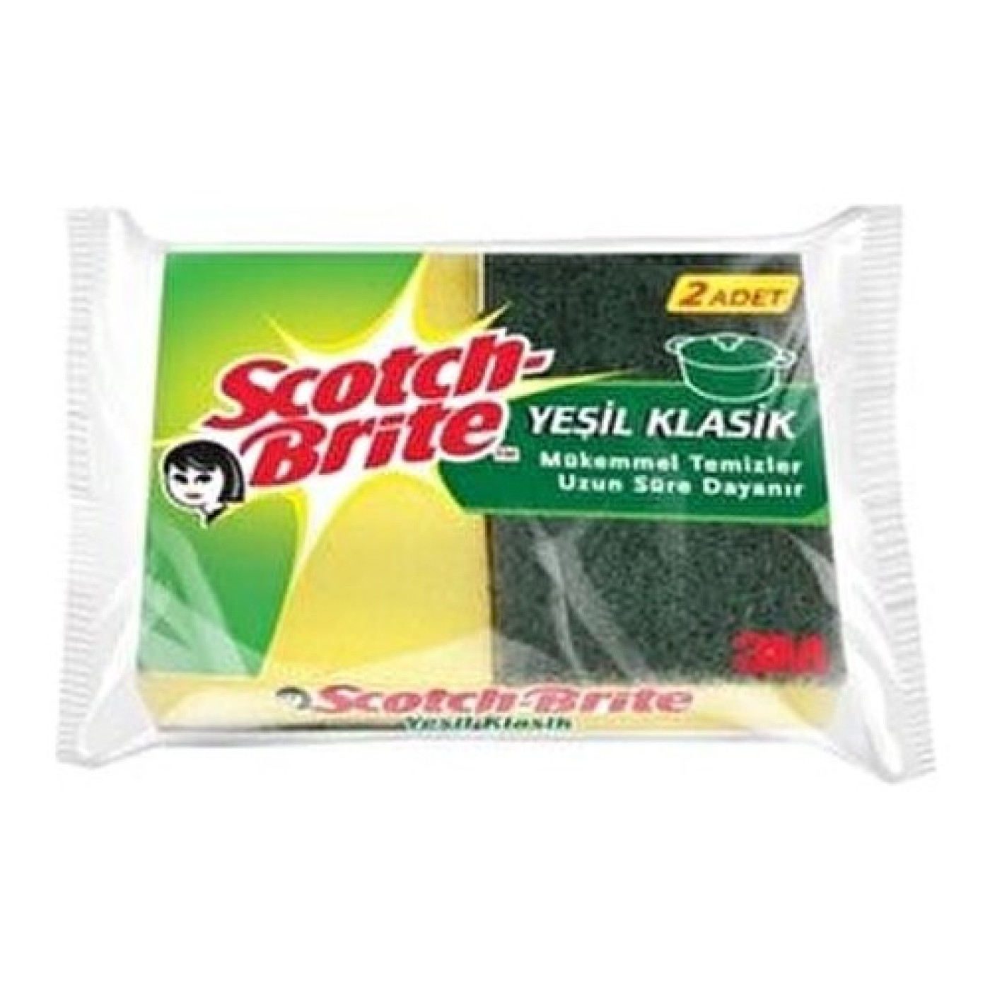 Scotch Brite Oluklu Bulaşık Süngeri 2'li