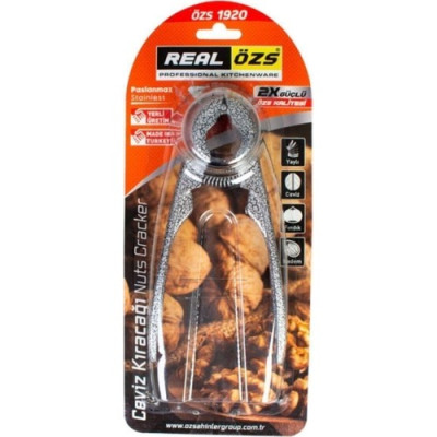 Real Özs Paslanmaz Metal Fındık Ceviz Badem Kıracağı