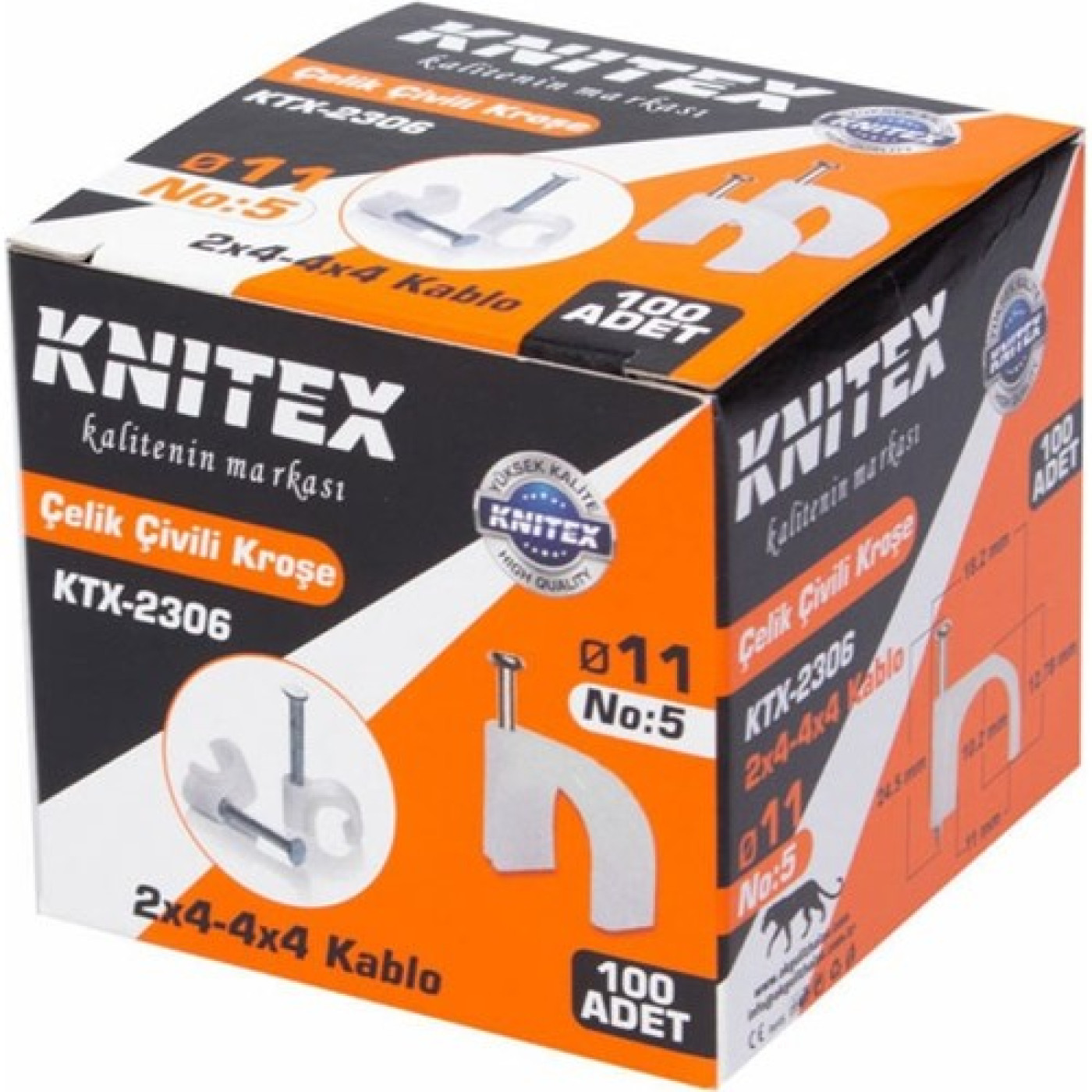 Knitex Çivili Kroşe No:5