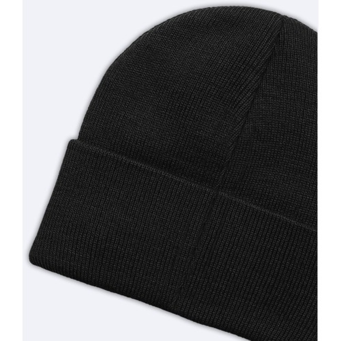 Boldy Unisex Triko Bere Düz Klasik – Siyah