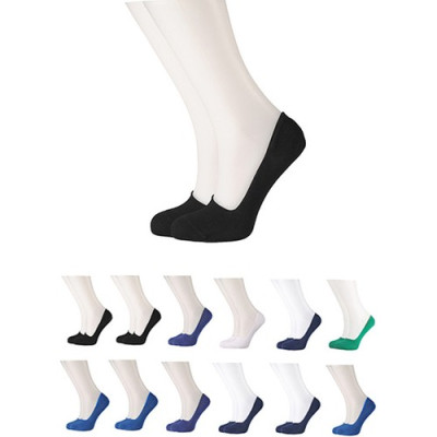 Socksmax Kadın Pamuklu Renkli Babet Çorap 6 Çift