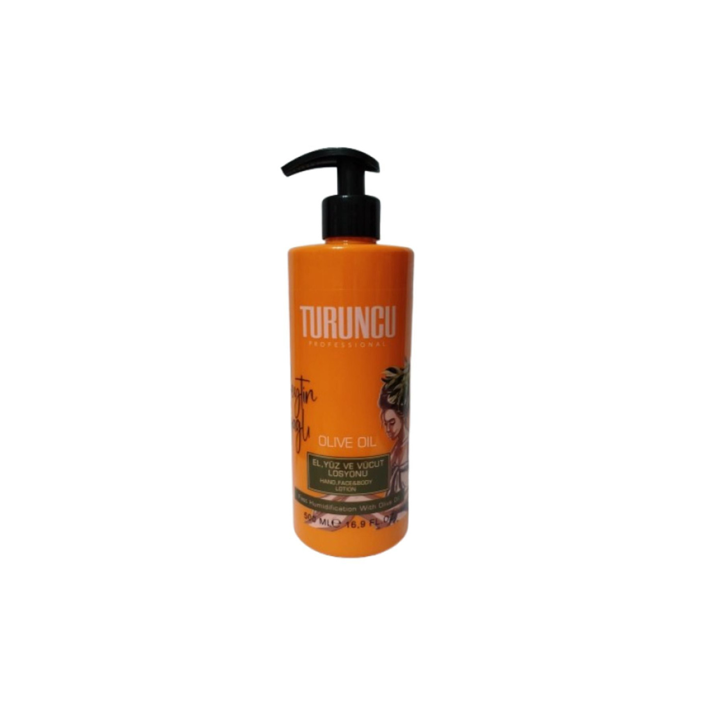 Turuncu Zeytinyağlı El, Yüz ve Vücut Losyonu 500 ml