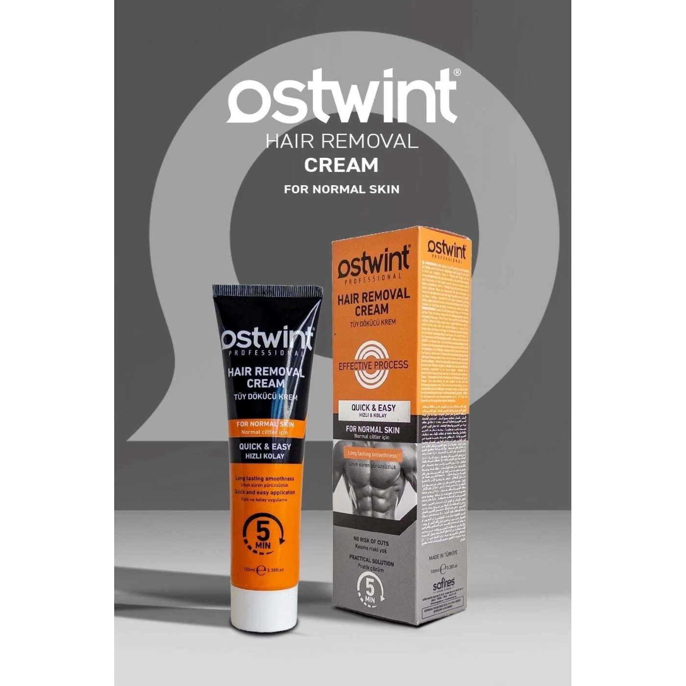 Ostwint Erkek Tüy Dökücü Krem 100 ml – Normal Ciltler için
