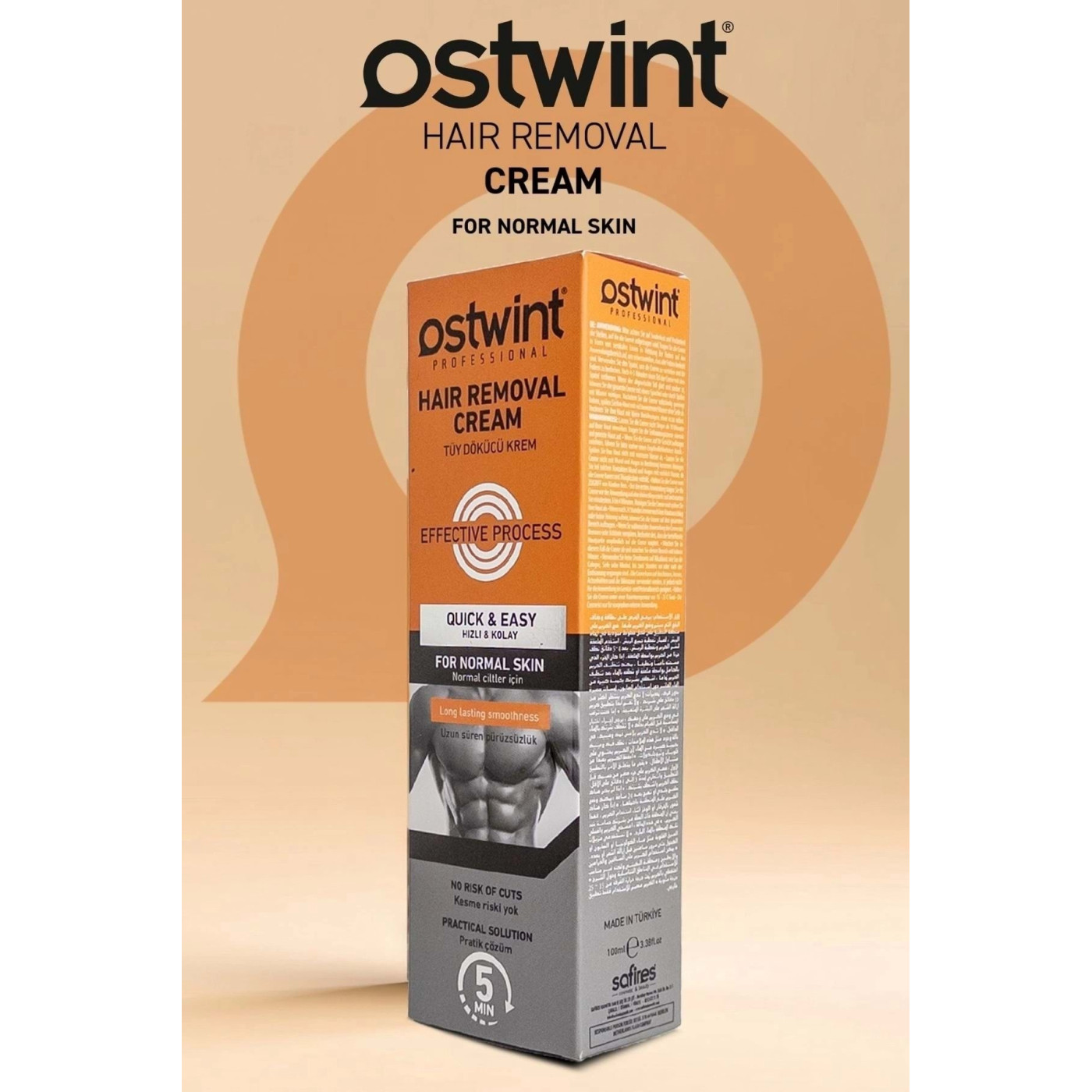 Ostwint Erkek Tüy Dökücü Krem 100 ml – Normal Ciltler için