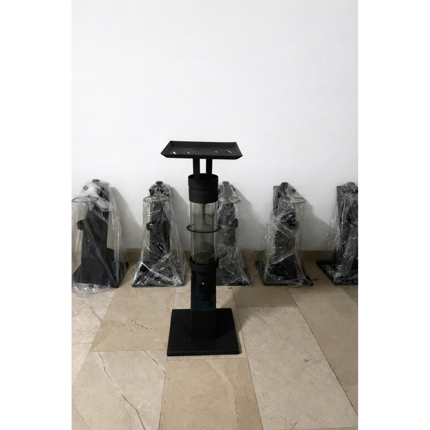 Mini Pelet Sobası – Metal Üst Tablalı, Kestane ve Çay Kullanımlı, Balkon ve Bahçe İçin