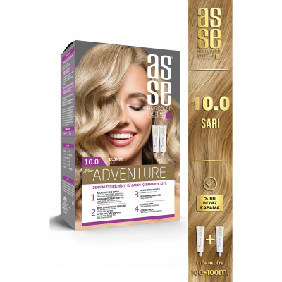 Asse Adventure Set Saç Boyası No:10.0 Sarı