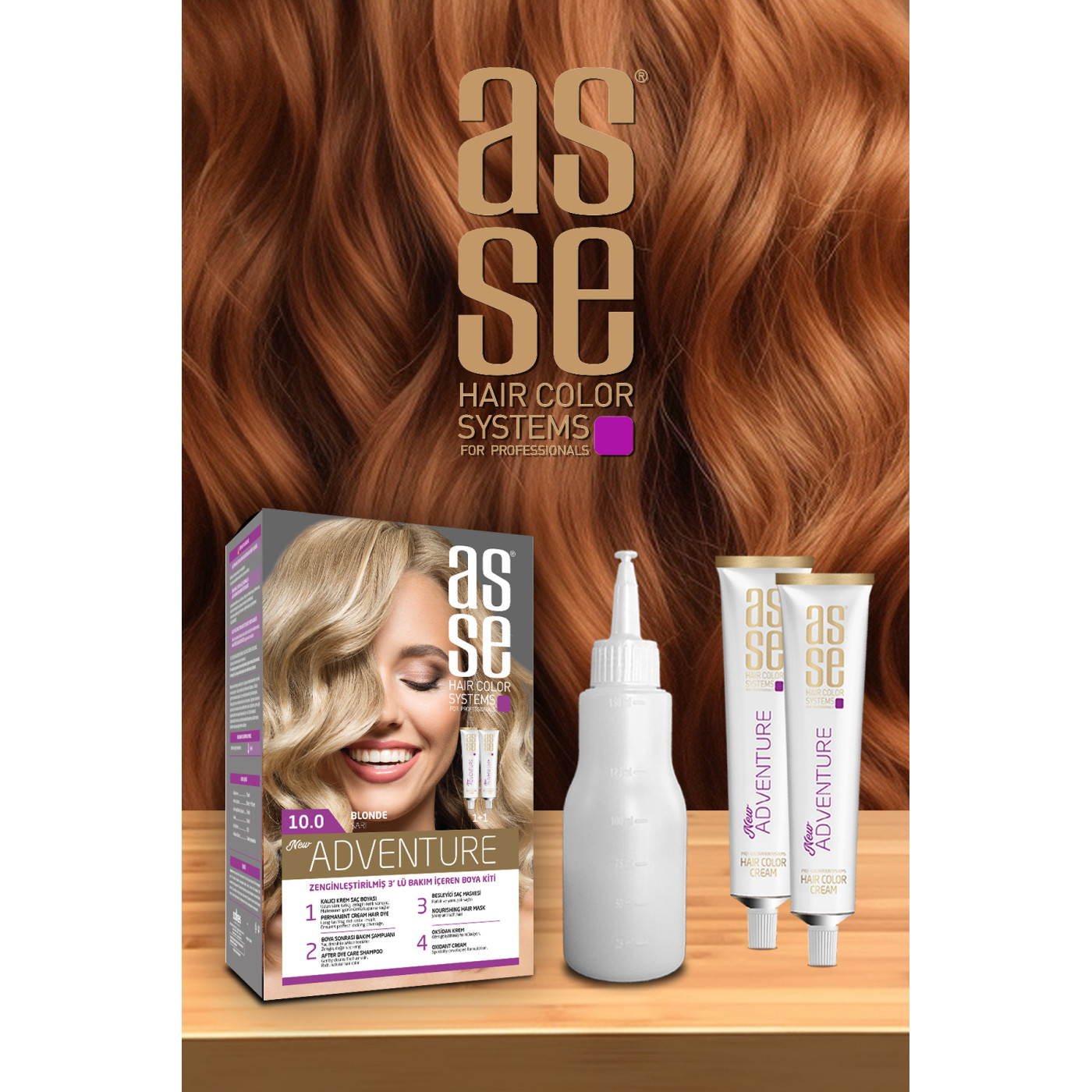 Asse Adventure Set Saç Boyası No:10.0 Sarı