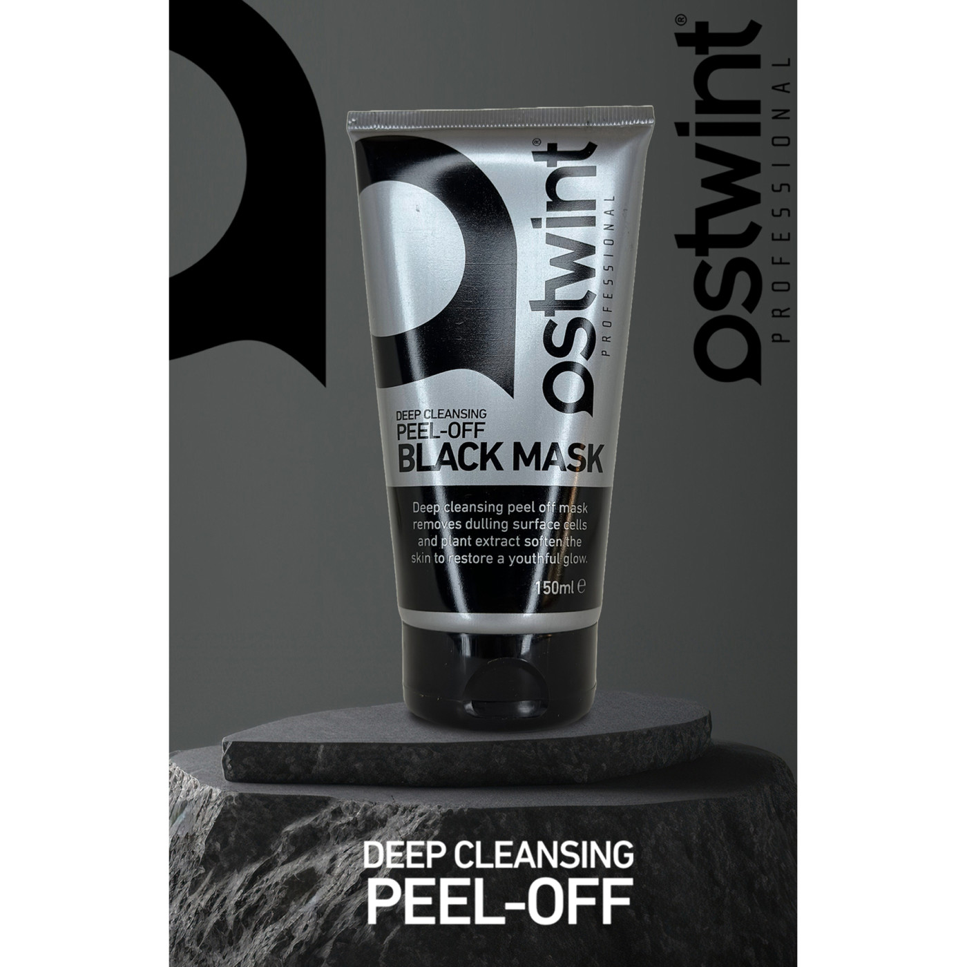 Ostwint Soyulabilir Siyah Maske – Siyah Nokta için, 150 ml