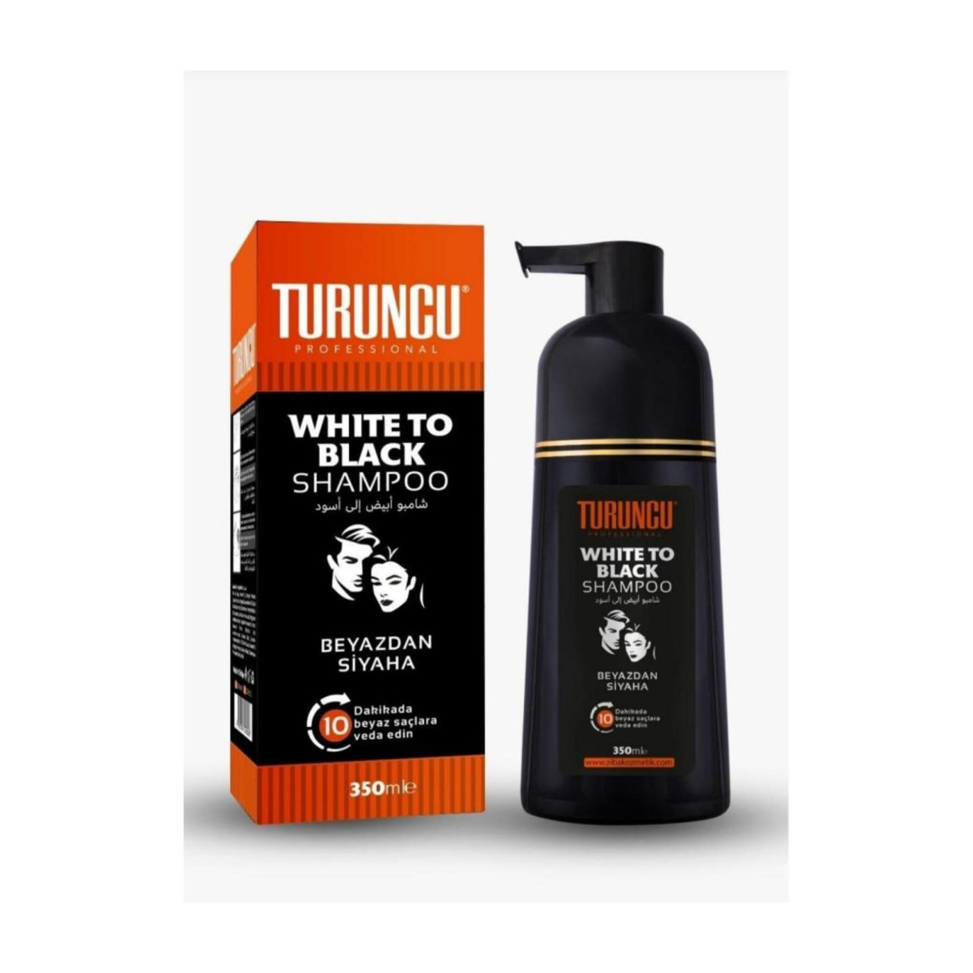 Turuncu Siyahlaştırıcı Şampuan Beyazdan Siyaha 350 ml