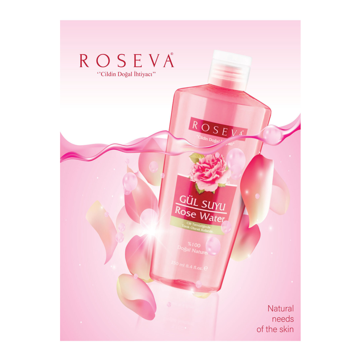 Roseva Gül Suyu Tonik 250 ml