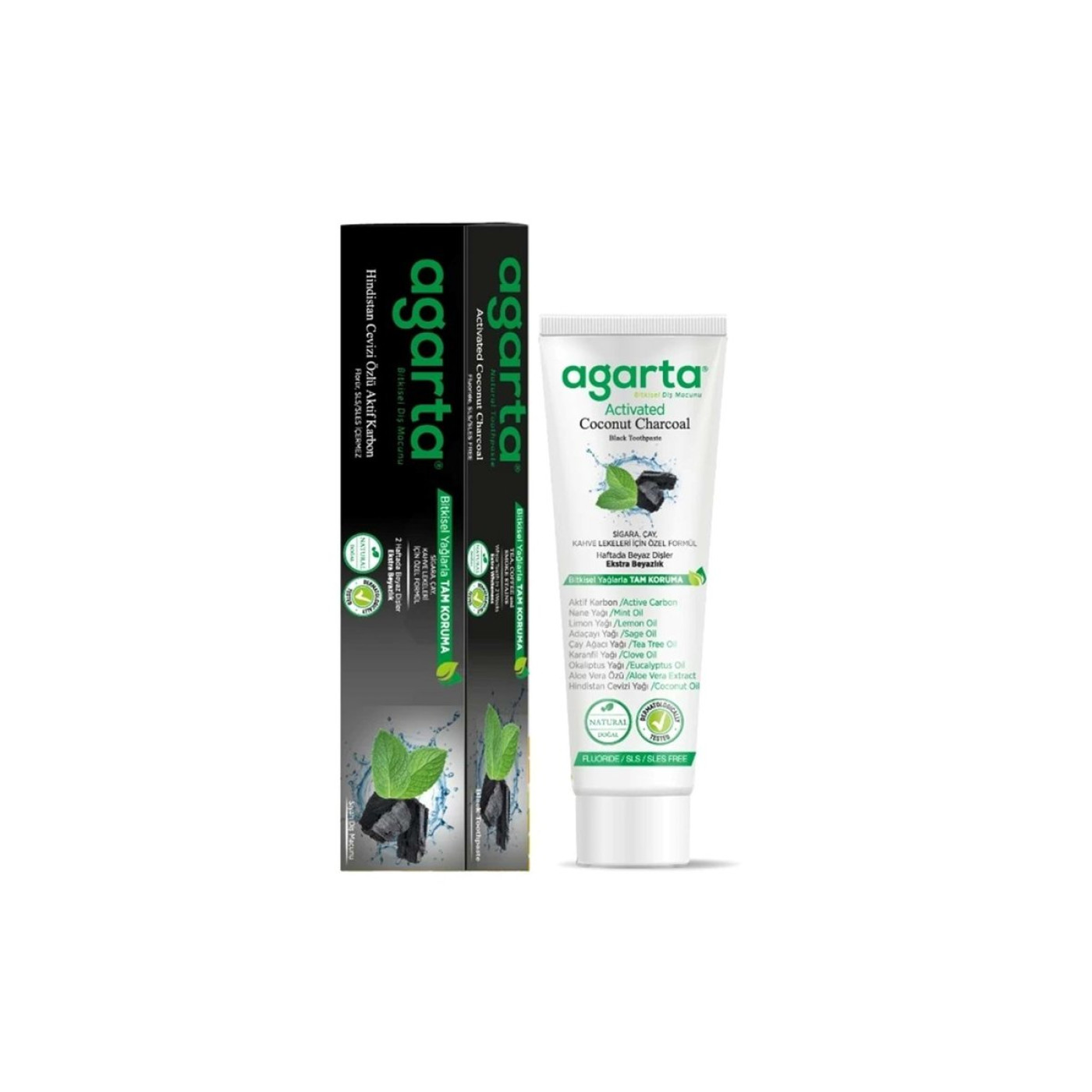 Agarta Aktif Karbonlu Diş Macunu 100 ml
