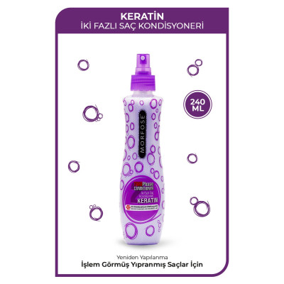 Morfose Çift Fazlı Fön Suyu Keratin 240 ml