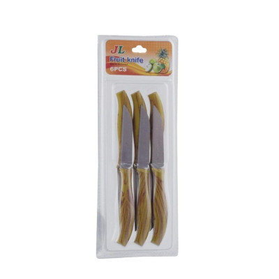 Güntem JL Meyve Bıçağı 6'lı Set – Paslanmaz Çelik