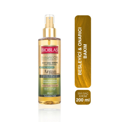Bioblas Botanic Oils Argan Yağlı Sıvı Saç Kremi 200 ml – Onarıcı