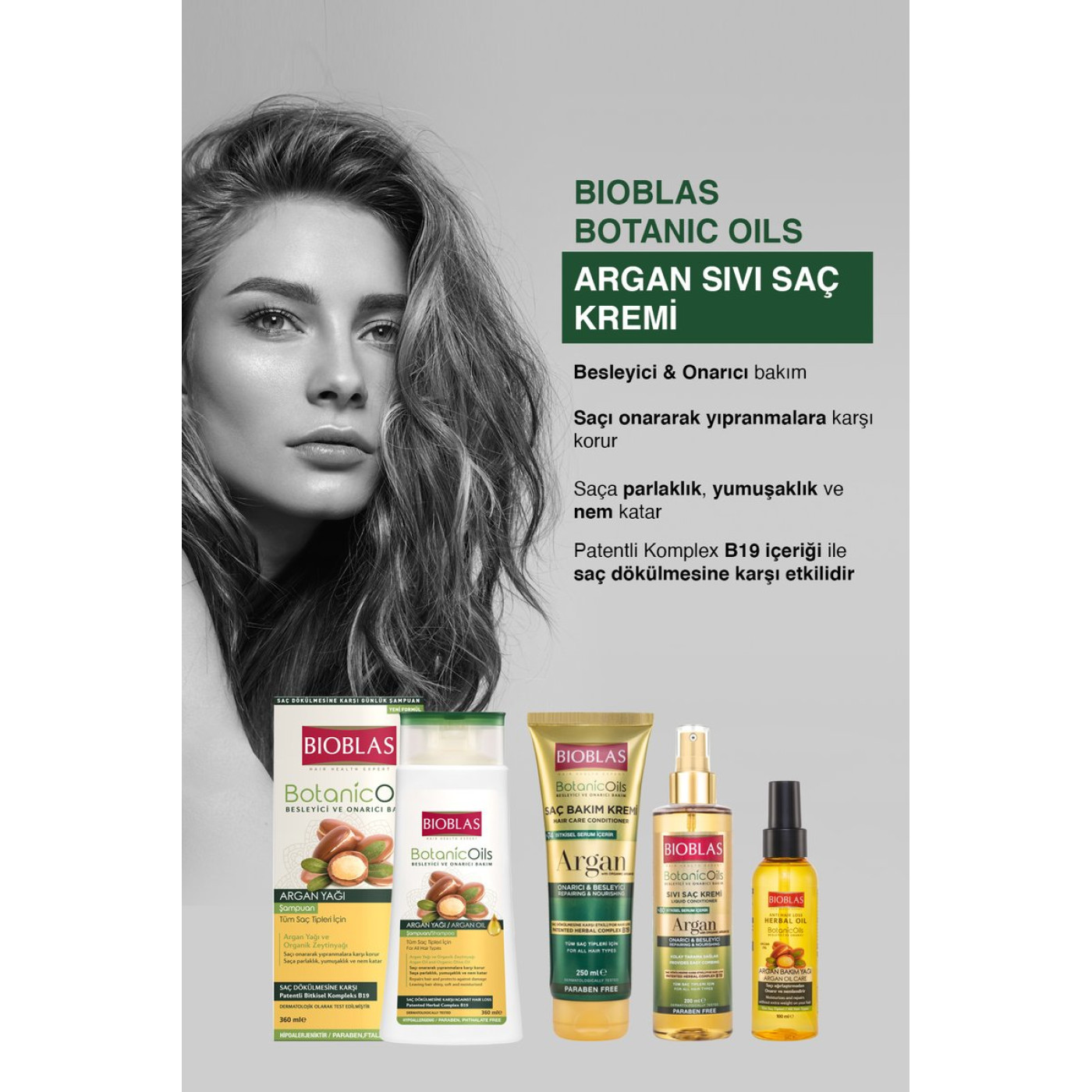 Bioblas Botanic Oils Argan Yağlı Sıvı Saç Kremi 200 ml – Onarıcı