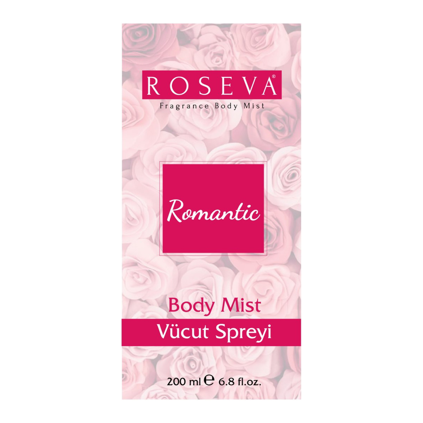 Roseva Romantic Kadın Vücut Spreyi 200 ml – Body Mist