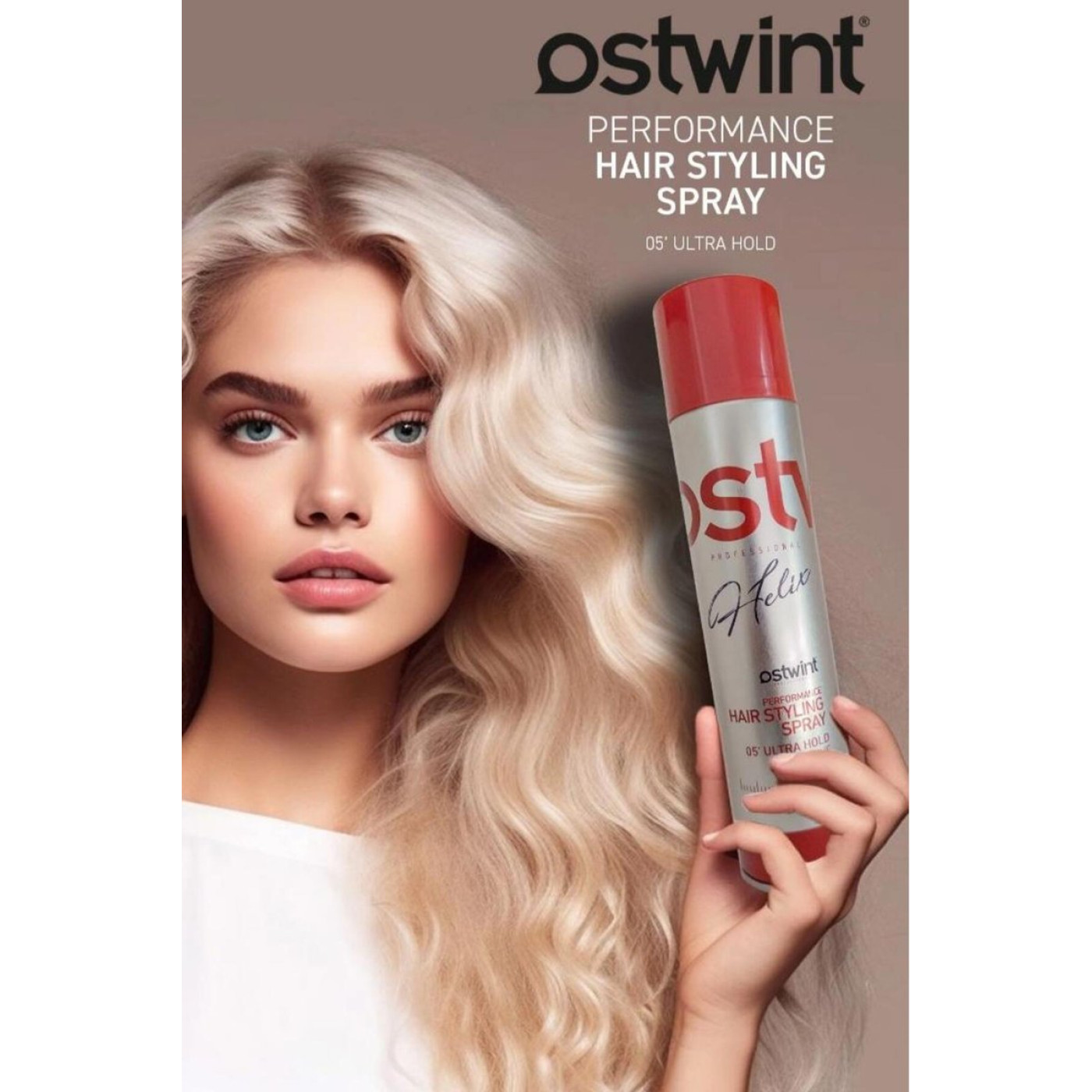 Ostwint Helix Saç Spreyi 300 ml – 5 Numara Ultra Hold Fixative, Güçlü Tutuş