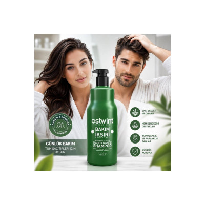 Ostwint Bakım İksiri Keratin Bakım Şampuanı 600 ml – Tüm Saç Tipleri İçin