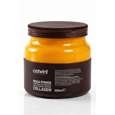 Ostwint Maca Power Collagen Saç Maskesi 500 ml – Kuru ve Yıpranmış Saçlar İçin