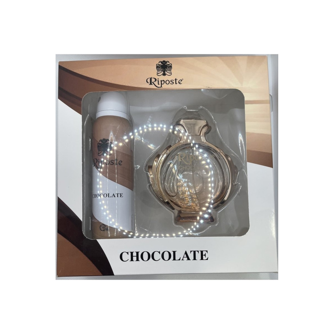 Riposte Chocolate Kadın Parfüm Seti – 90 ml Parfüm ve 150 ml Deodorant