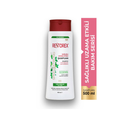 Restorex Speed Strong Şampuan 500 ml – İnce Telli ve Yağlı Saçlar İçin, Sarmaşık Özlü