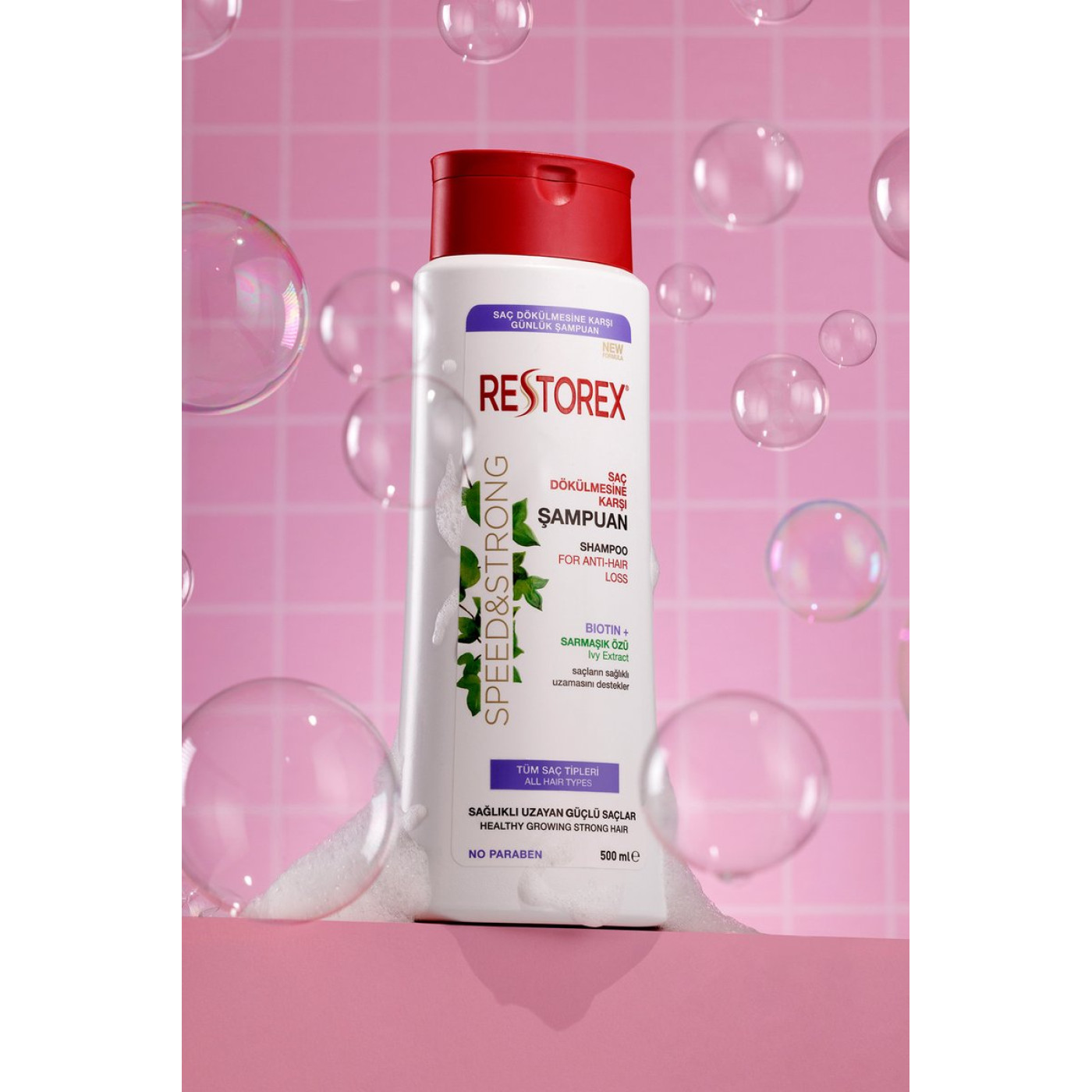 Restorex Speed Strong Saç Dökülmesine Karşı Şampuan 500 ml – Sarmaşık Özlü
