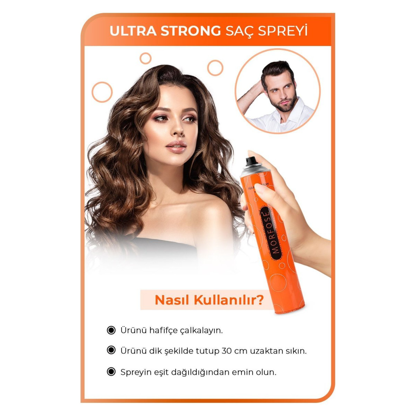 Morfose Ultra Strong Saç Spreyi 400 ml