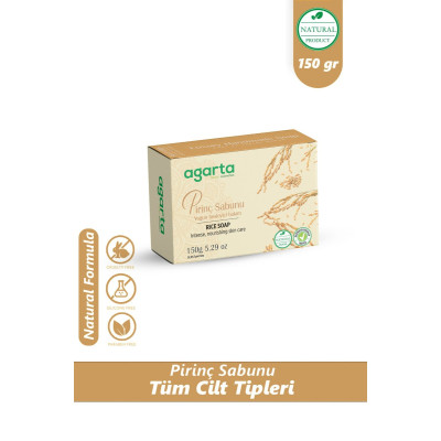Agarta El Yapımı Pirinç Sabunu 150 gr