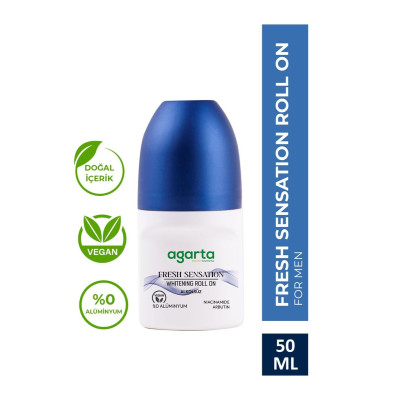 Agarta Fresh Sensation Erkek Roll-on 50 ml – Ter Kokusu Önleyici