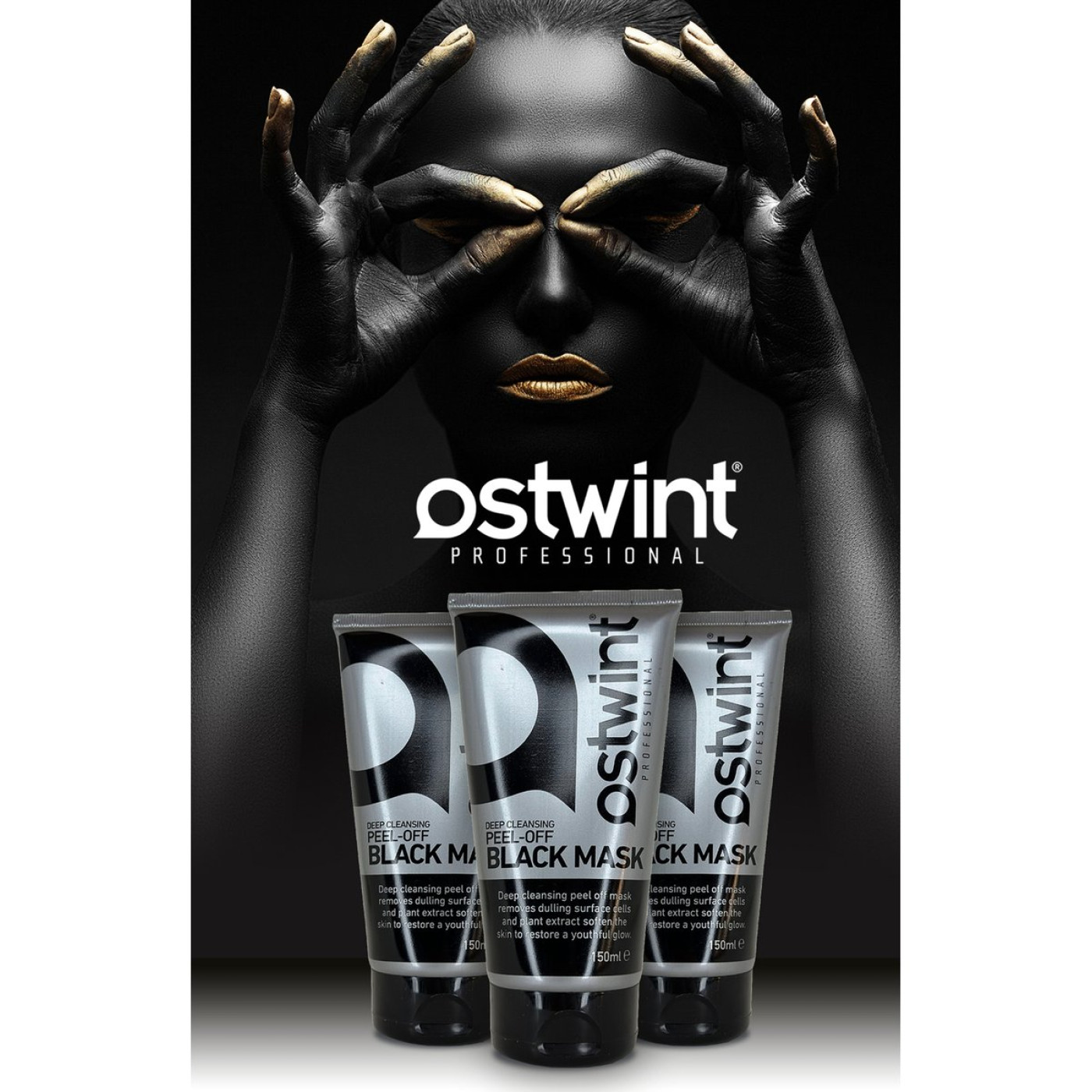 Ostwint Soyulabilir Siyah Maske 150 ml