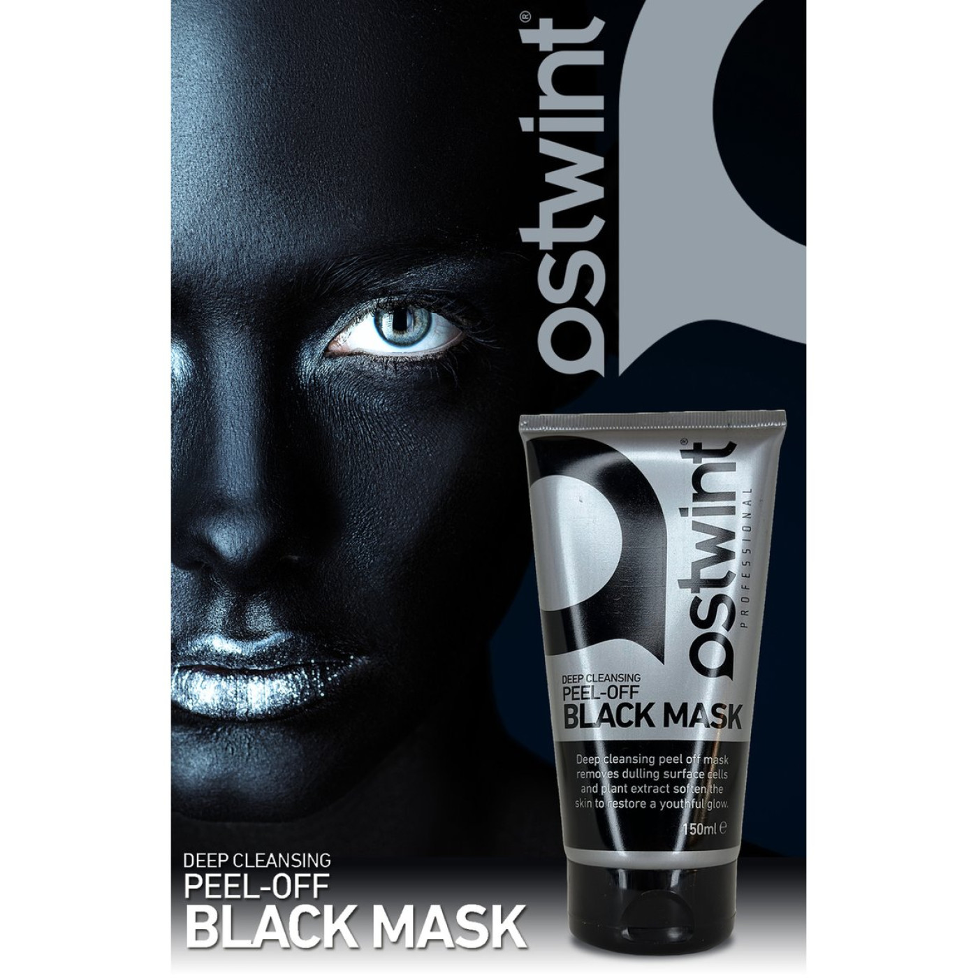Ostwint Soyulabilir Siyah Maske 150 ml