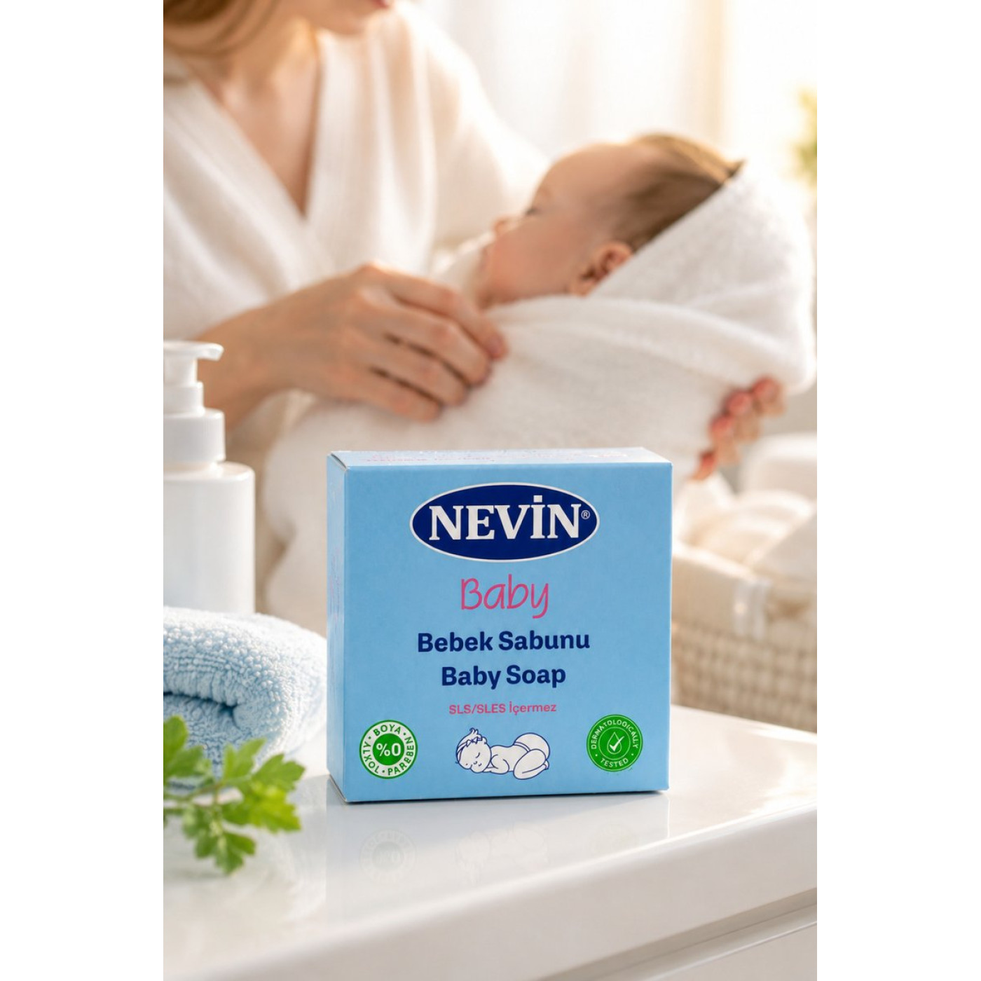Nevin Yenidoğan Bebek Sabunu 100 gr – Hassas Ciltler İçin