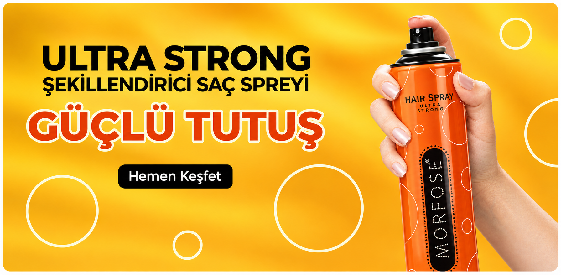 Ultra strong saç spreyi