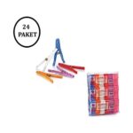 Zambak Çiçek Mandal 24 Adet