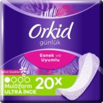 Orkid Yaprak Günlük Ped 20 Adet Tekli Paket Bahar Çiçekleri
