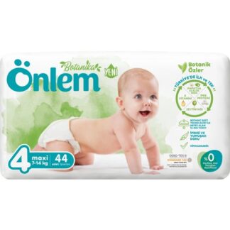Önlem Botanika Bebek Bezi Ikili Jumbo Paket 4 Beden Maxi 44 Adet (7-14 kg)
