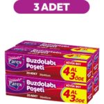 Parex Buzdolabı Poşeti Büyük Boy 4 Al 3 Öde (420) 30 x 45 cm Üçlü Set
