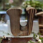 Renkli Tasarım Evi Kişiye Özel Harf Mumluk-U Harfi