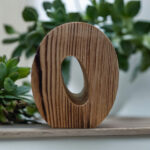 Renkli Tasarım Evi Kişiye Özel Harf Mumluk-O Harfi