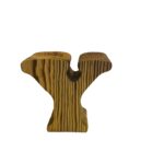 Seymenbıçakçılık Baş Harfli Mumluk Ahşap