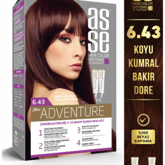 Asse Set Saç Boyası No:6.43 Koyu Kumral Bakır Dore