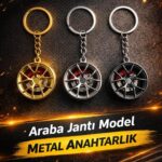 Dönen Diskli Jant Anahtarlık – Metal