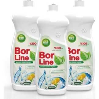 BORLINE Bor Katkılı 650 ml Bulaşıkı (3 Adet)