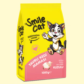 SMILE Cat Kuzu Etli Yavru Kedi Maması 1000 gr